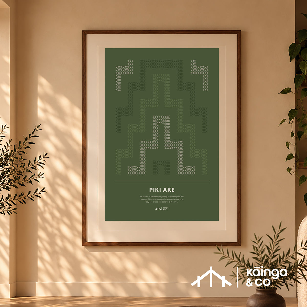 Tūāpapa Prints - Te Papanui Green | Digital 3 Piece Art Set